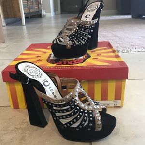 Jeffrey Campbell 2 Tone Platform Heels